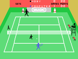 Tournament Tennis screenshot 8 for Colecovision